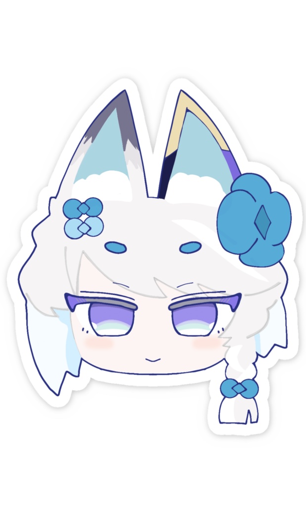 VTuber : 三七百アメ ステッカー/シール