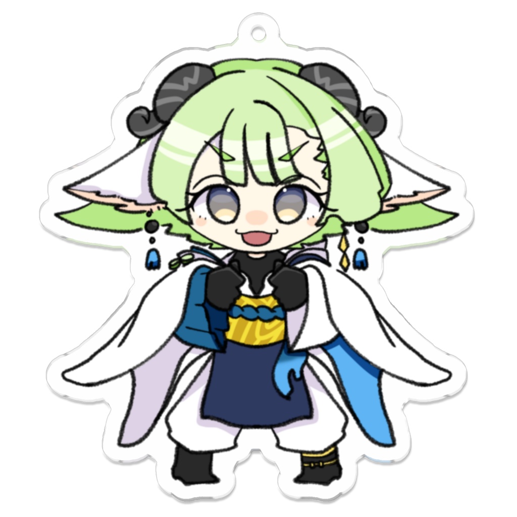 🐏祢々葉マルム（緑）🐐 アクキー