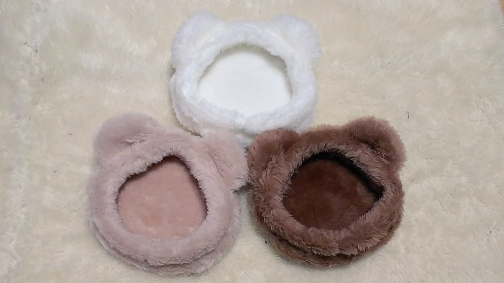 10cmサイズ ぬいぐるみ用 ファー帽子