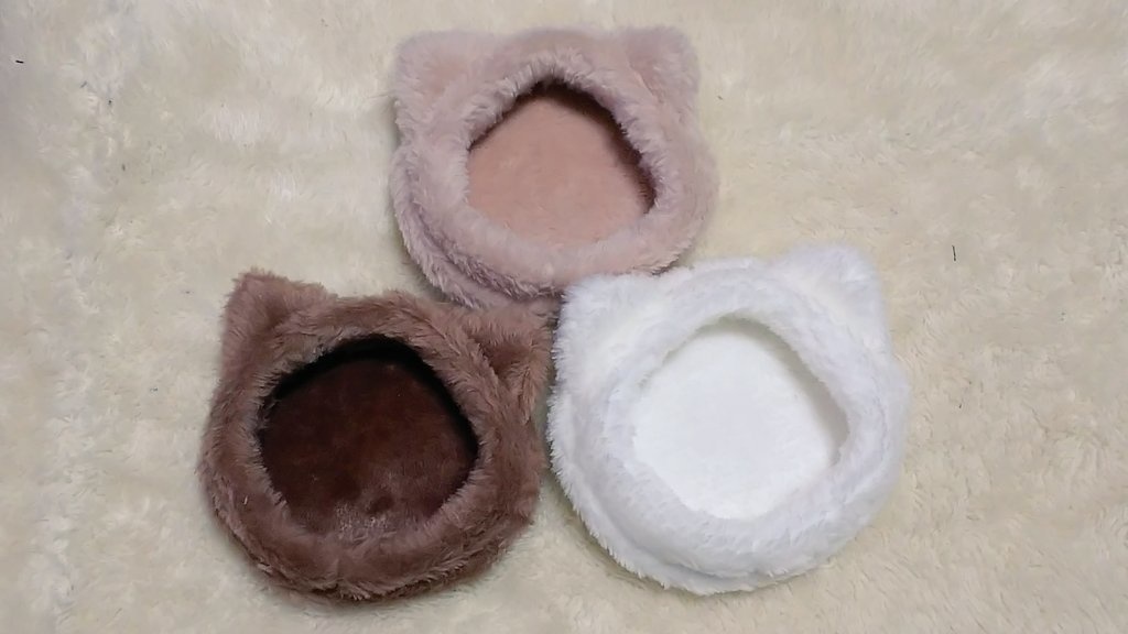 10cmサイズ ぬいぐるみ用 ファー帽子