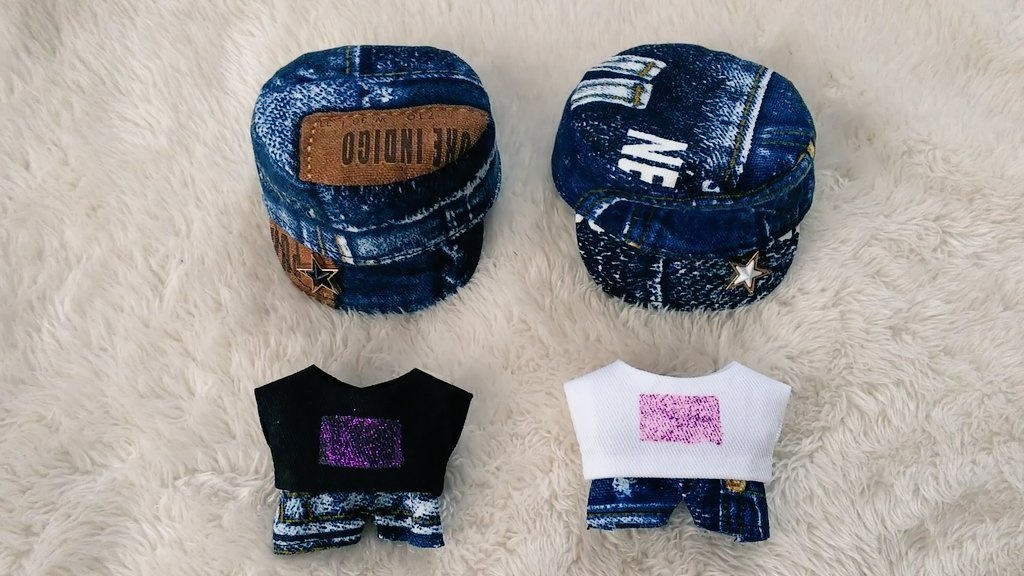 10cmサイズ ぬいぐるみ用 デニムセット