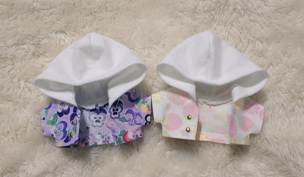 フード付きジャケット 10cmサイズのぬいぐるみ用