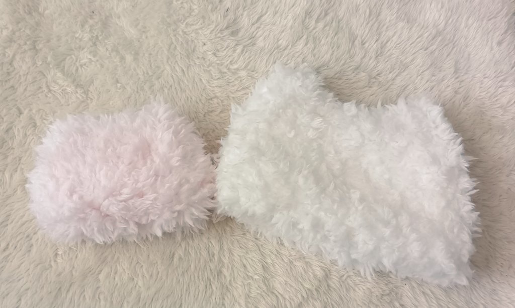 10cmサイズぬい用ファー帽子+ちょぴサイズファー帽子