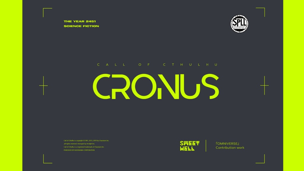 【CoC】CRONUS - SPLL:E119752