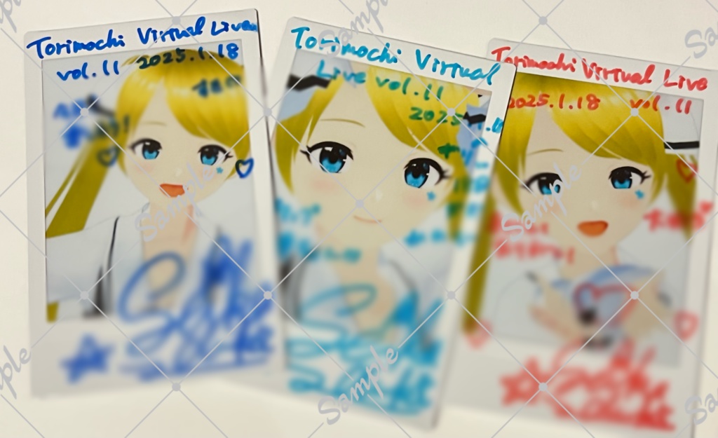 Torimochi Virtual Live vol.11限定 直筆サイン入りチェキ