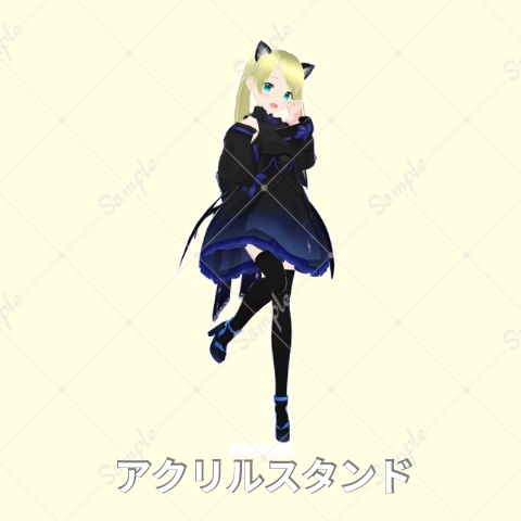 2025ハロウィン_アクリルスタンドネコミミ