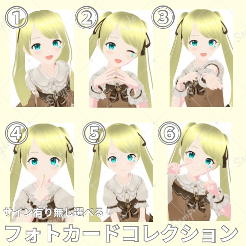 【2月】サイン有り無し選択可能！フォトカードコレクション