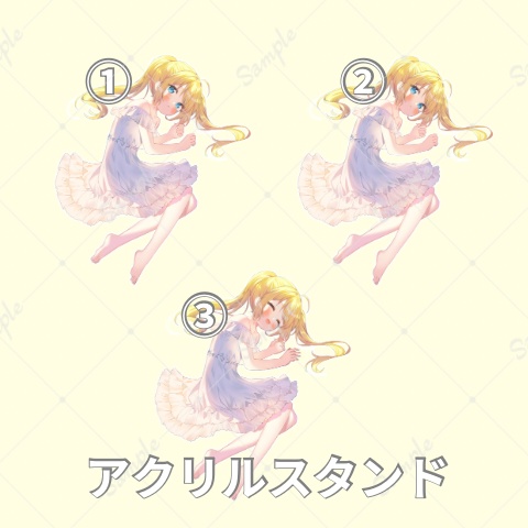 見上ぐ空、雨は降る_アクリルスタンド