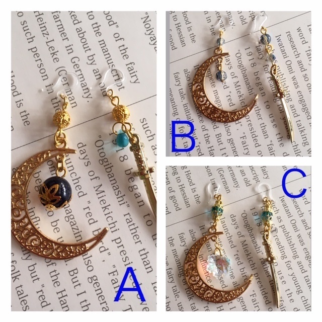 三日月宗近イメージ　耳飾り