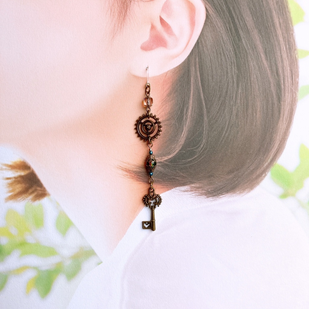 鳳来蕉鍵の耳飾り