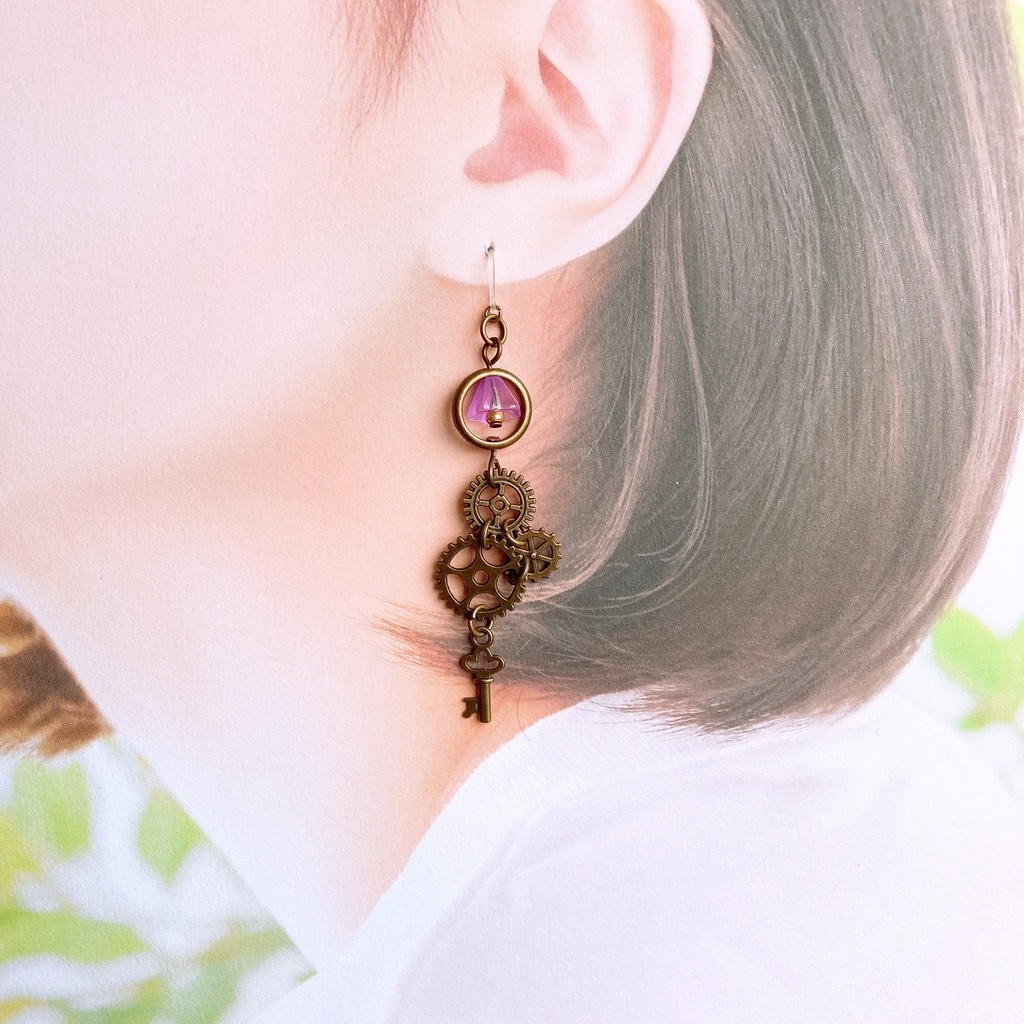 幻想花壇への鍵 耳飾り