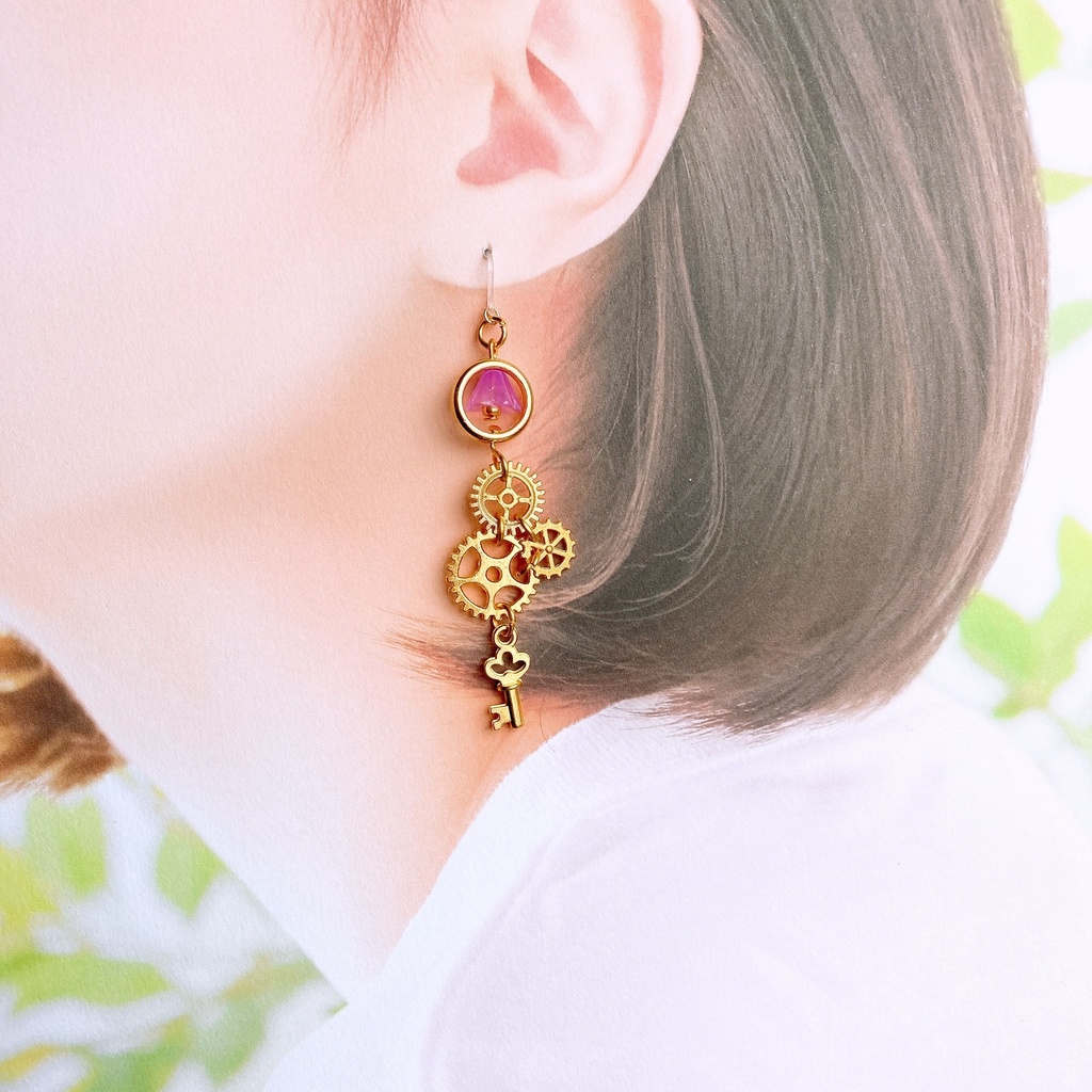幻想花壇への鍵 耳飾り