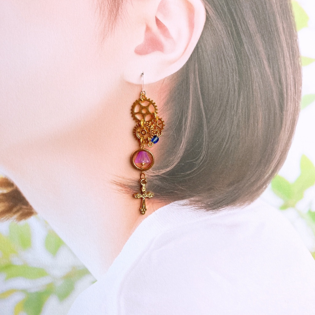 幻想花壇への鍵 耳飾り