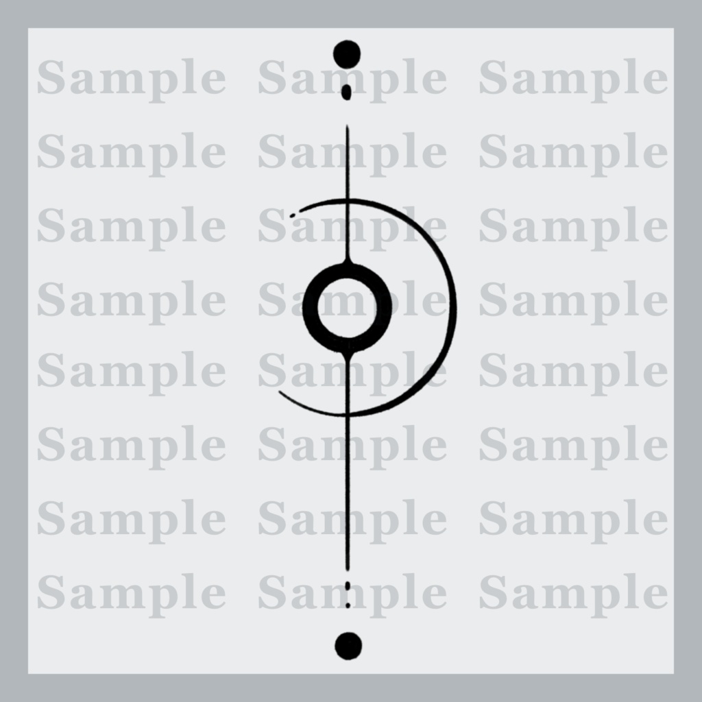 タトゥー5点セット(刺青/入れ墨/tattoo/타투/纹身)