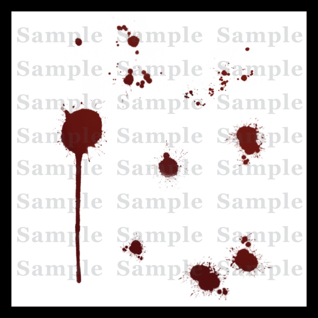 【ハロウィン特別価格】血痕17点セット