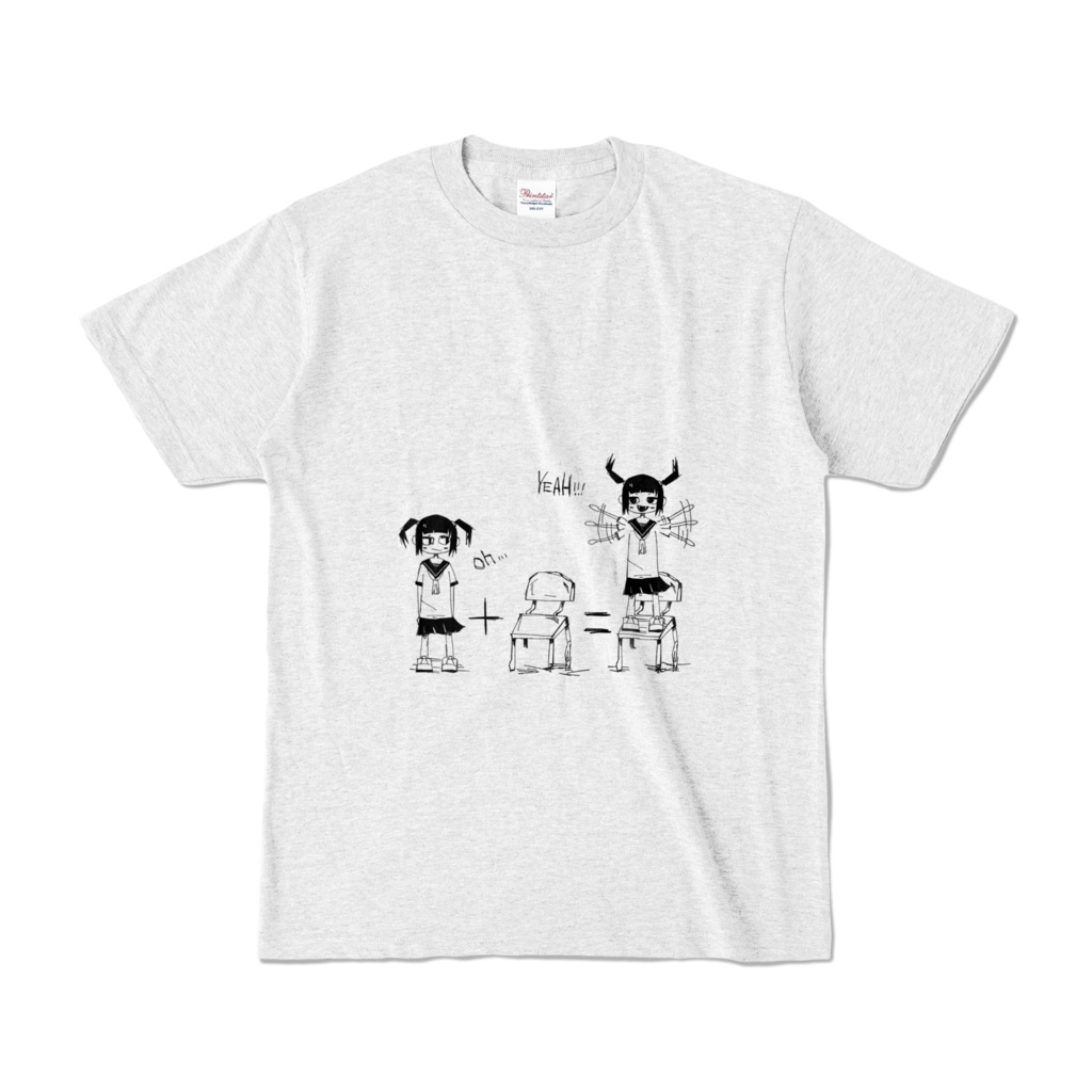 うれしいTシャツ - icon girl (Designed by いがきち)