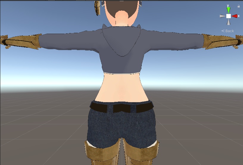 『Sionちゃん用』へそ出しパーカー