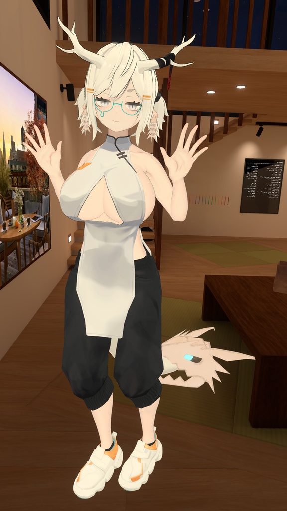 【汎用】ほねほねドラゴンイヤリング