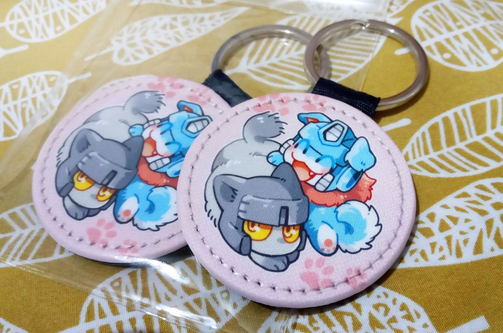 革製キーホルダー