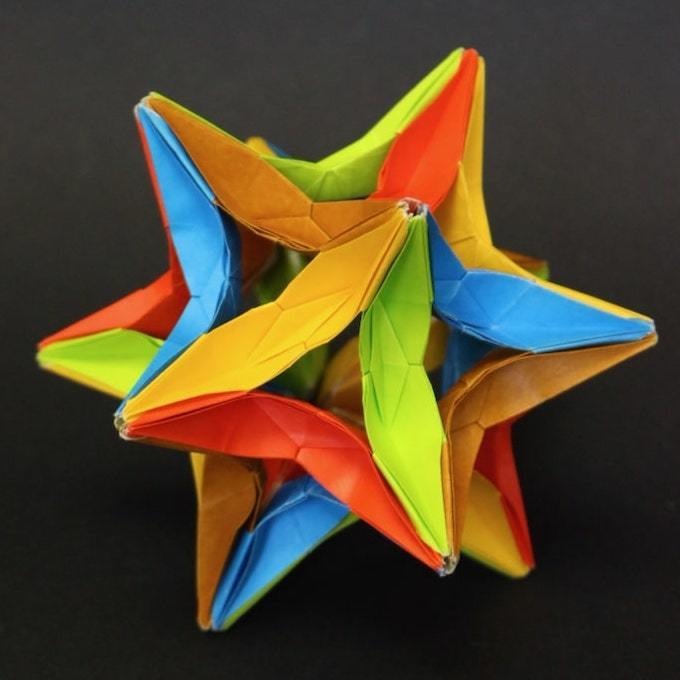 花星ユニット_折図 - kaito-origami - BOOTH