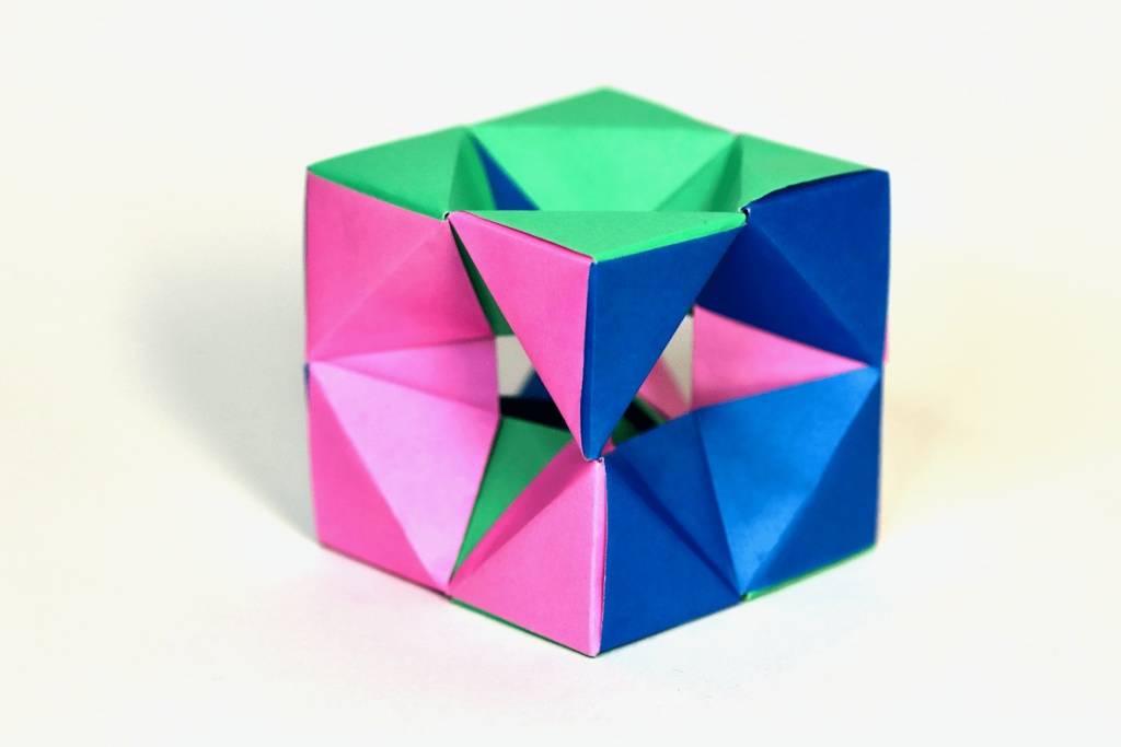 算盤珠キューブ0.75_折図