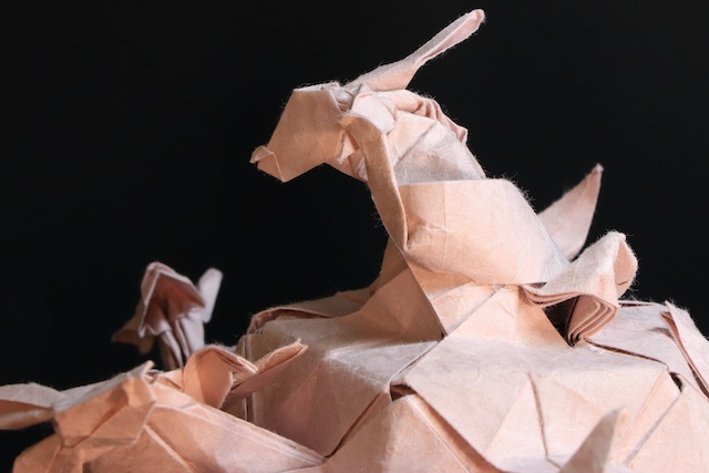 【手製本版】gRABBITation_折図_和綴手製本