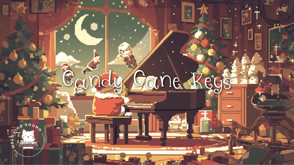Candy Cane Keys