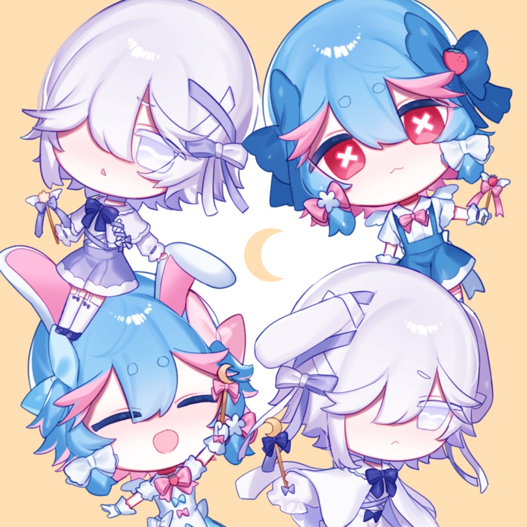 創作 / まじかるいちごみるくアクキー(4種)