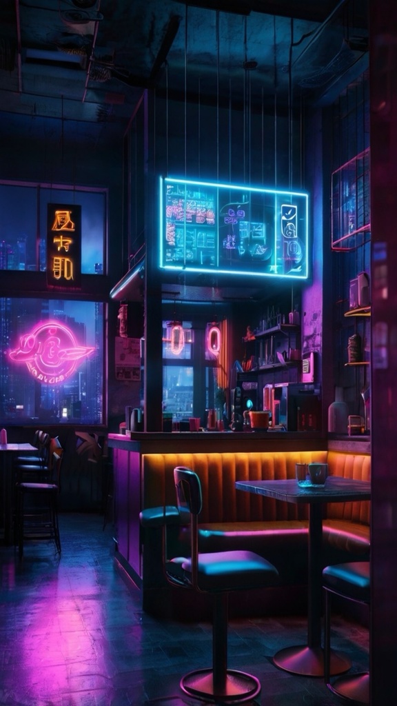 Cyberpunk Starter Wallpaper Pack – 5 Futuristic AI Wallpapers (Sample Pack)