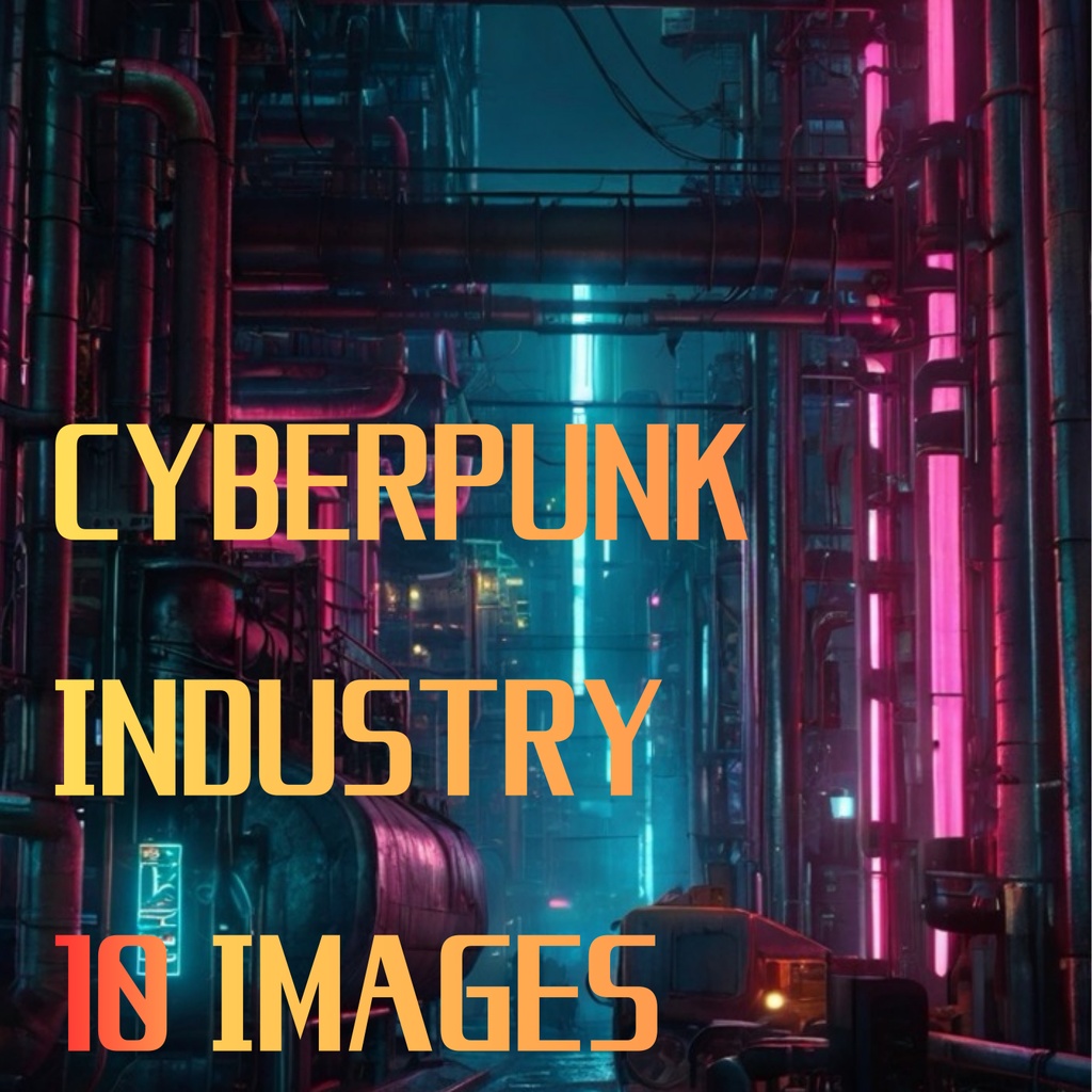 Cyberpunk Industrial Zone – Futuristic Factory Phone Wallpapers (10 Images)