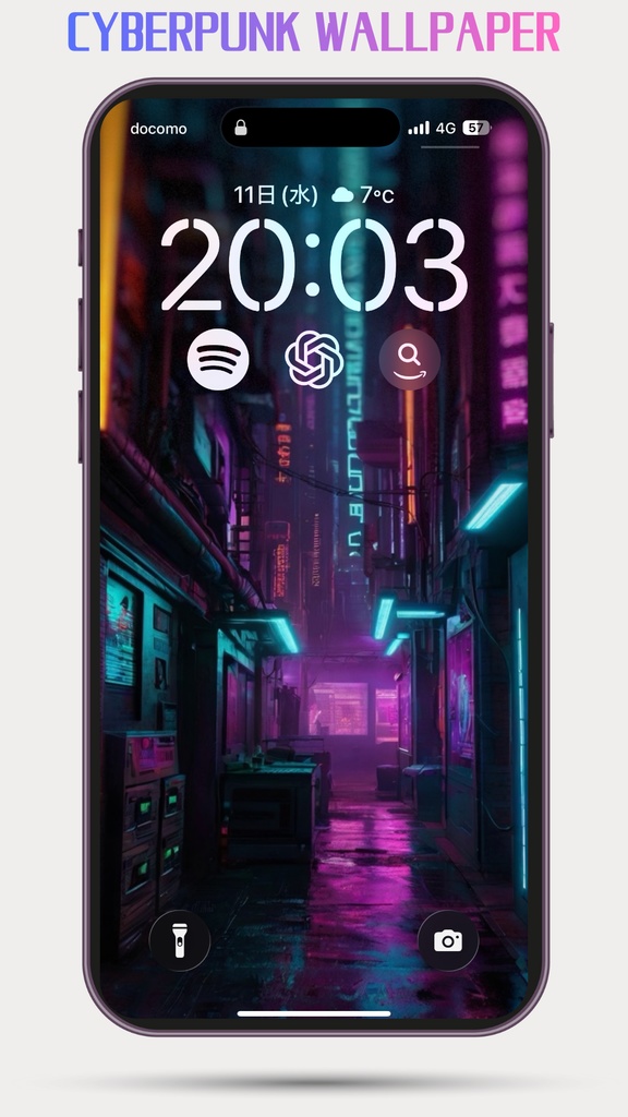 Cyberpunk Neon Alley – Futuristic Purple City Backstreet AI Wallpaper Pack (10 Images)