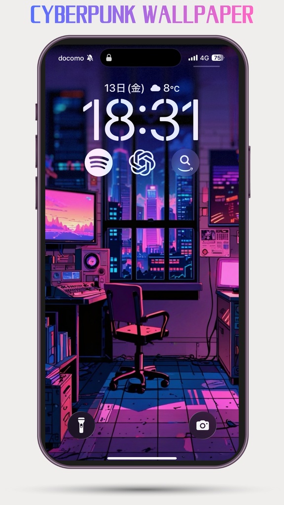 Retro Pixel Cyberpunk City View – Neon AI Wallpaper Pack (10 Images)