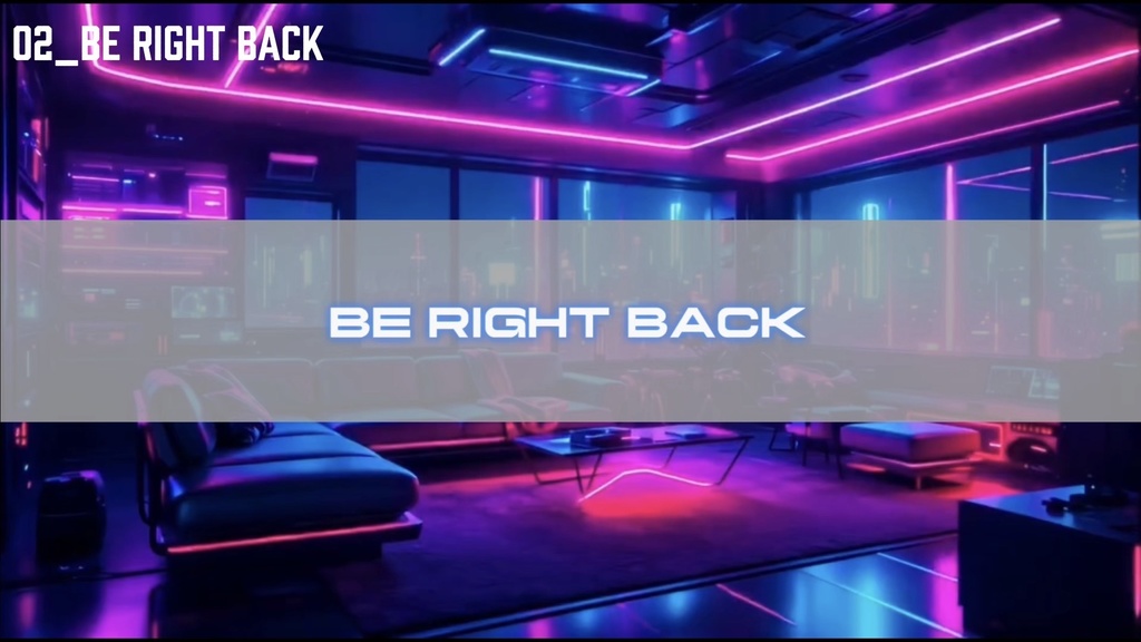 【Vtuber配信素材】Cyberpunk Streaming Pack