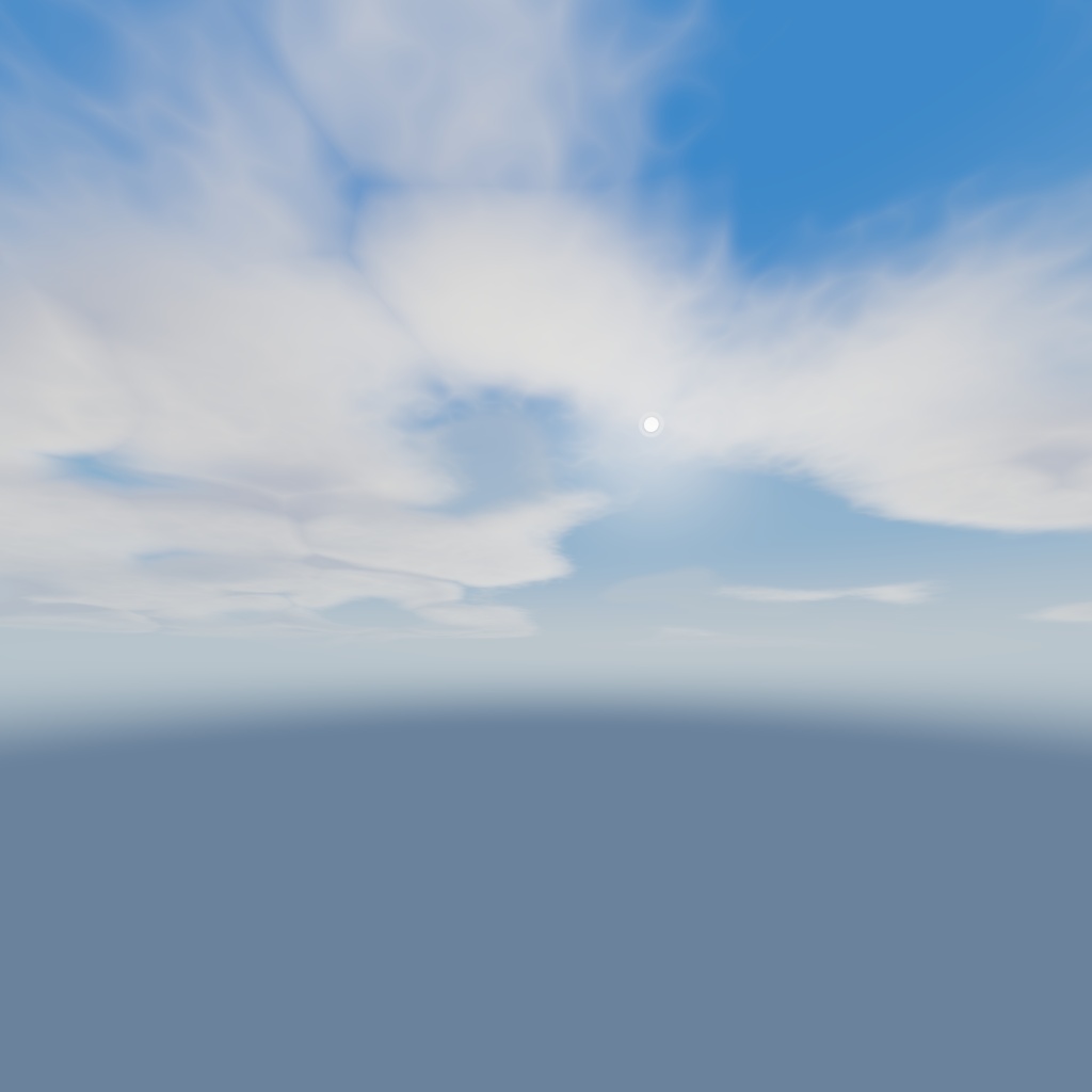 Toon Cloud Sky|プロシージャルアニメ風スカイボックス(Unity / VRChat対応)