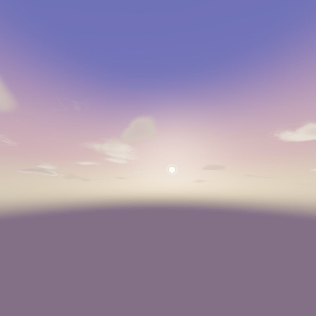 Toon Cloud Sky|プロシージャルアニメ風スカイボックス(Unity / VRChat対応)