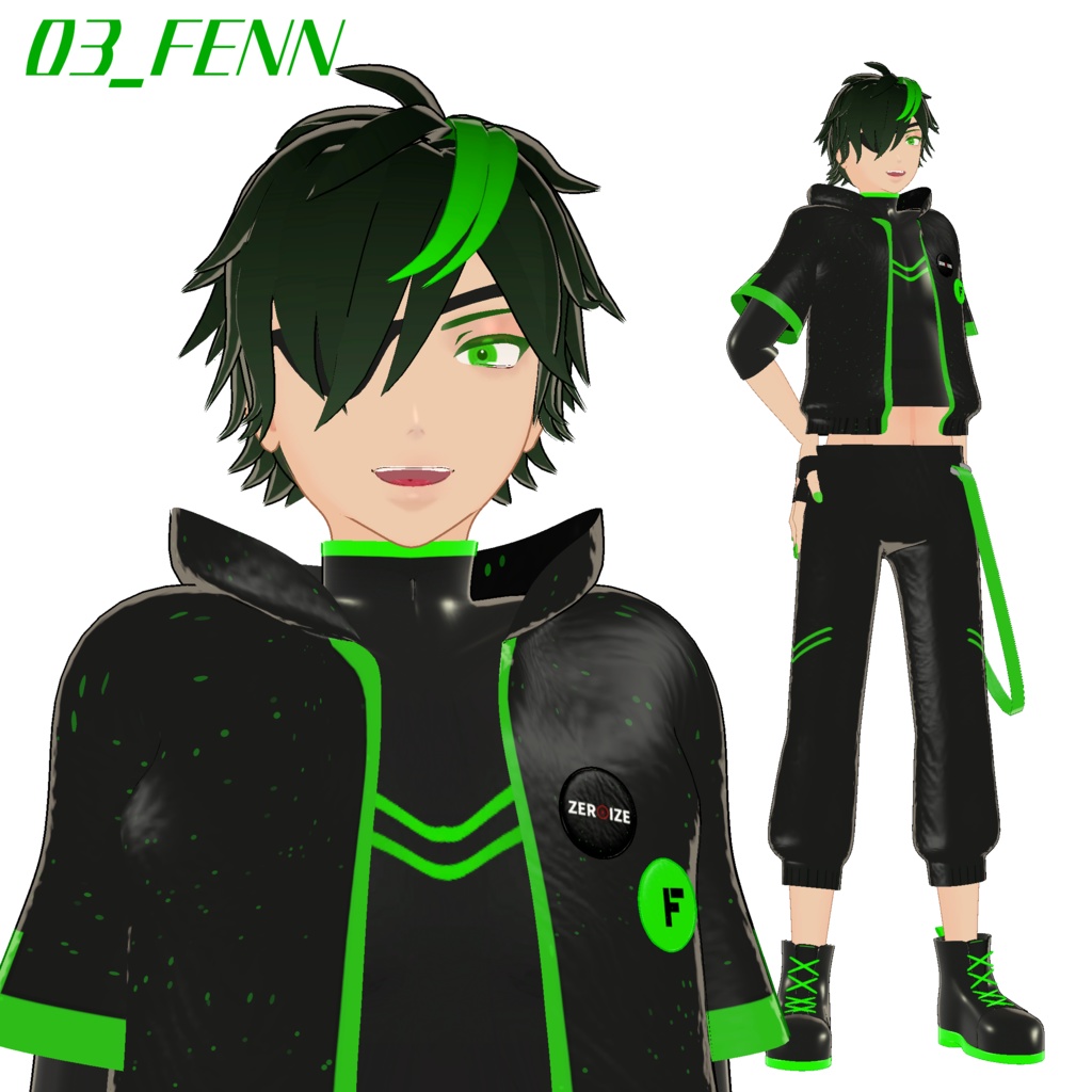 【オリジナル3Dモデル】ZER0IZE-ゼロアイズ-【6体セット+バラ売りあり】