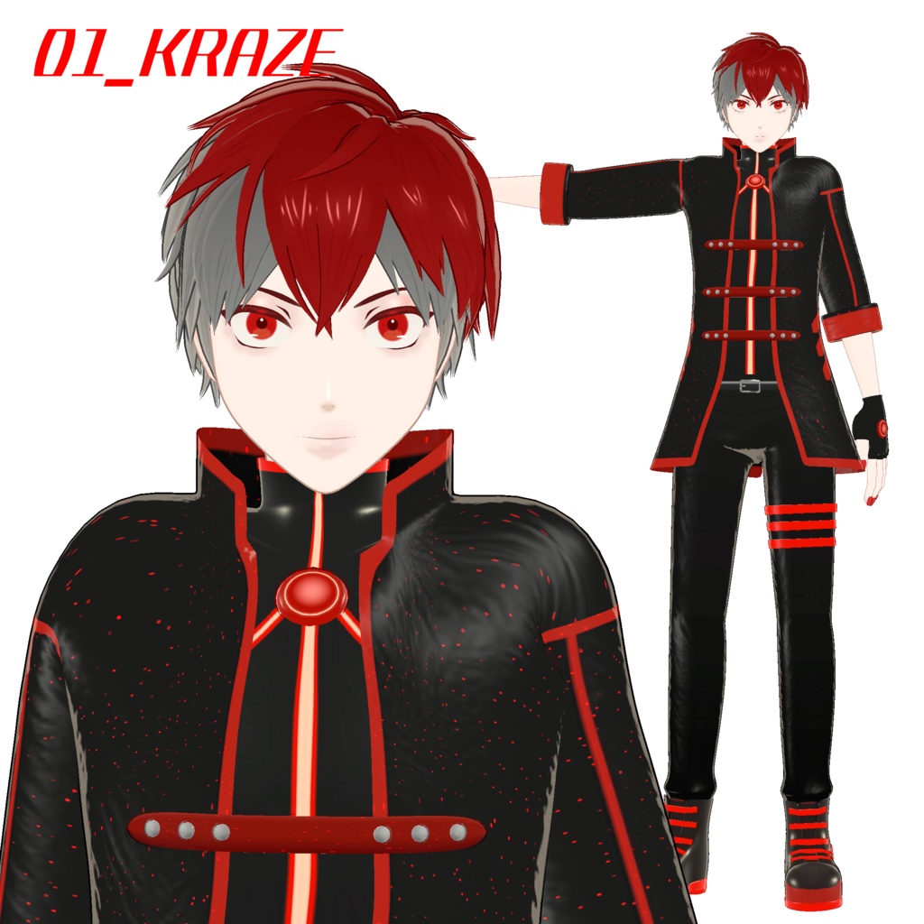 【オリジナル3Dモデル】ZER0IZE-ゼロアイズ-【6体セット+バラ売りあり】