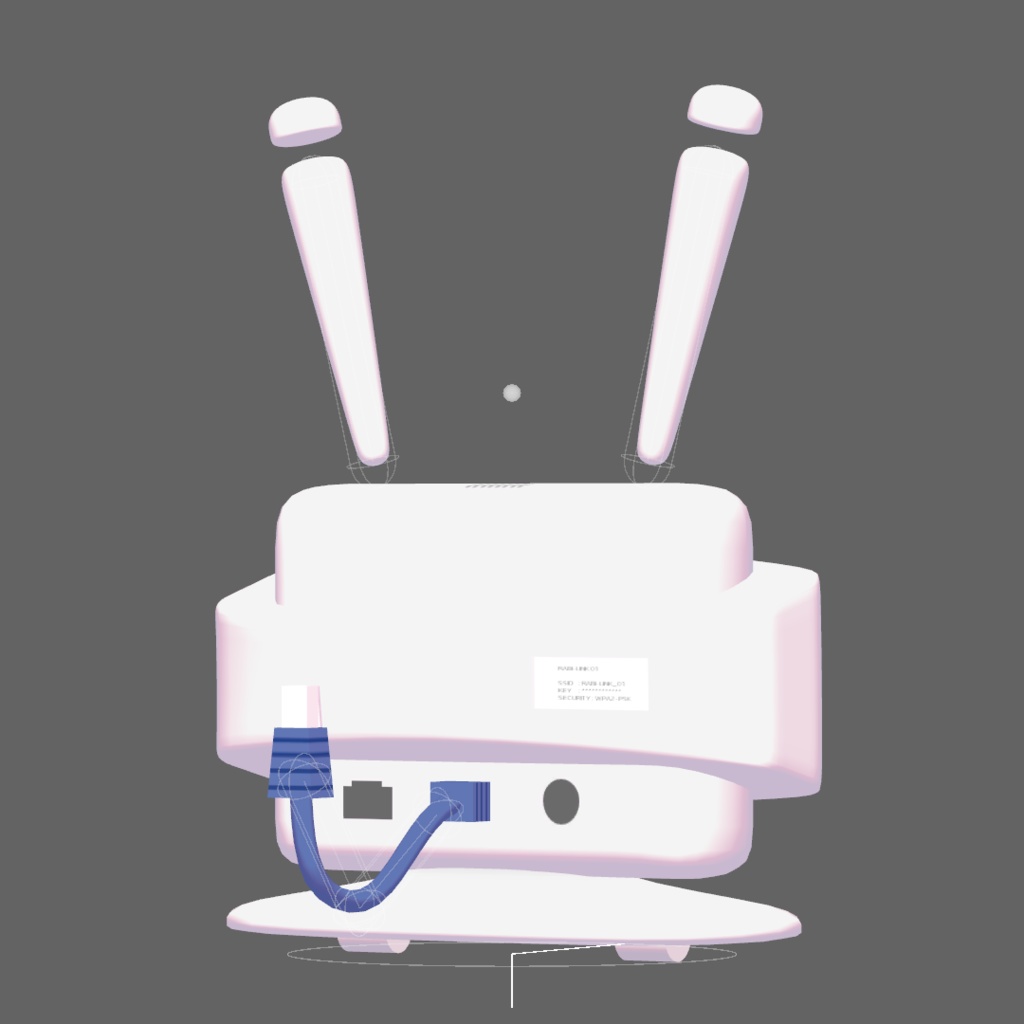 【オリジナル3Dモデル】RABI-LINK_01【アバター/ペット】