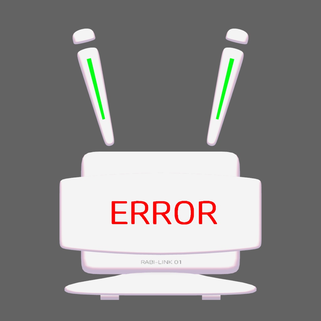 【オリジナル3Dモデル】RABI-LINK_01【アバター/ペット】