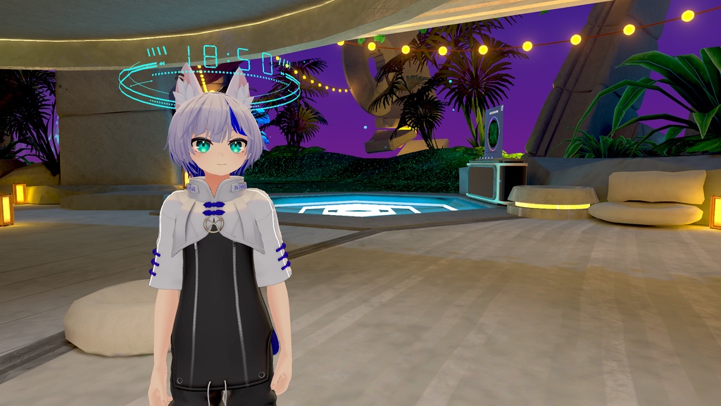 サイバーリング 腕時計/ヘイロー【VRChat用アクセサリ】