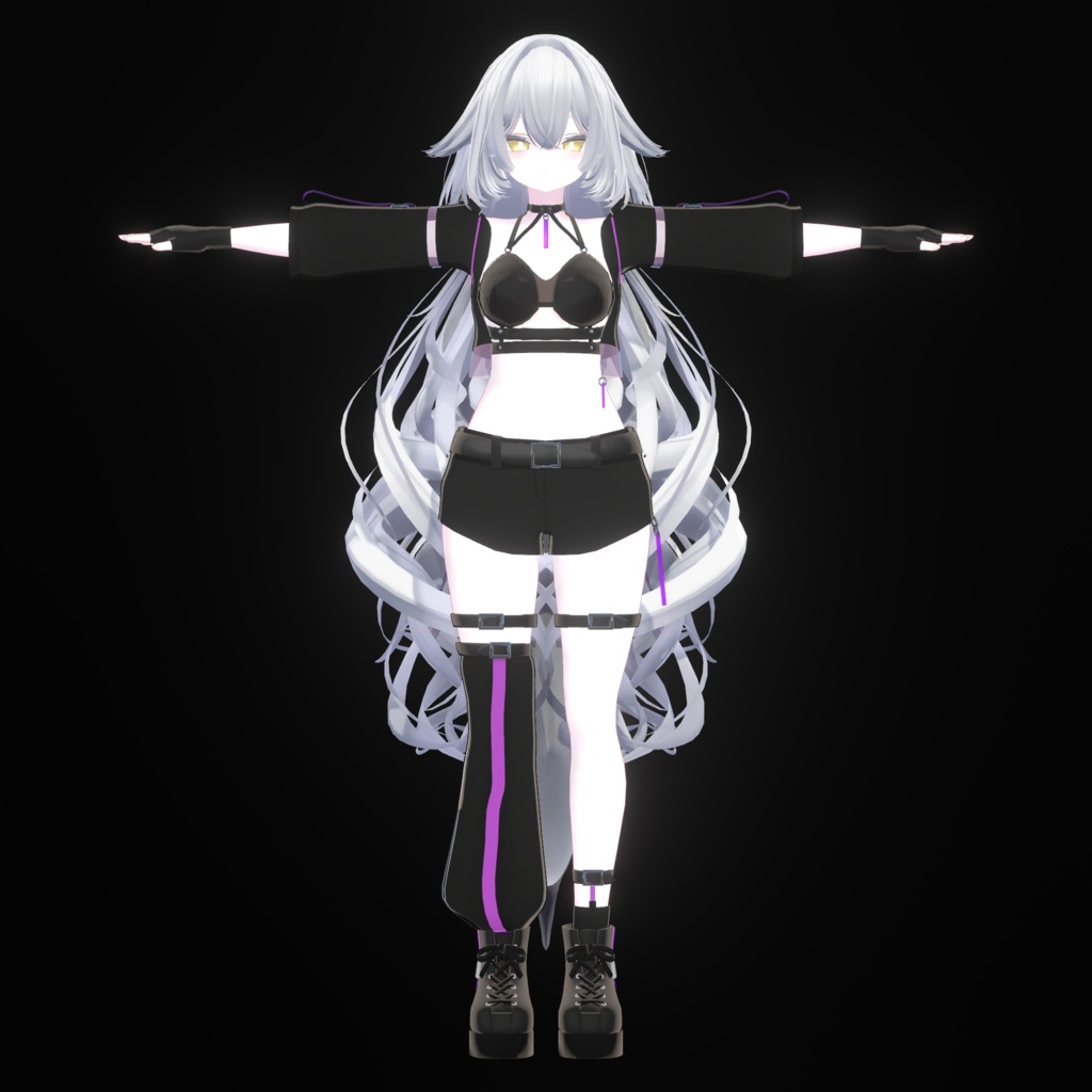 【3D衣装】Silent Dancer【VRChat想定】