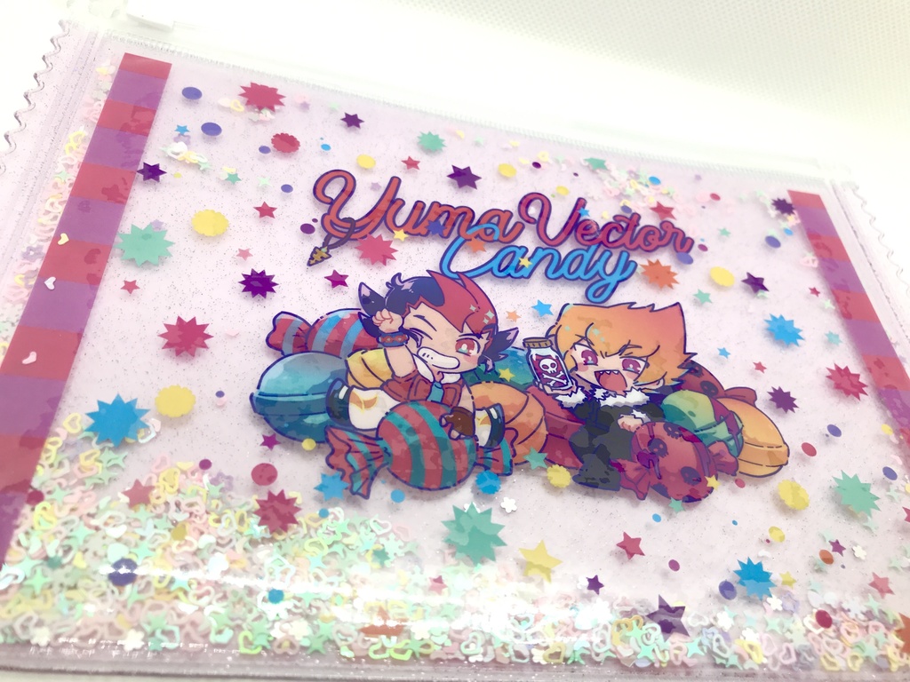 【再販】遊馬&ベクター キャンディーキーホルダー+ポーチ