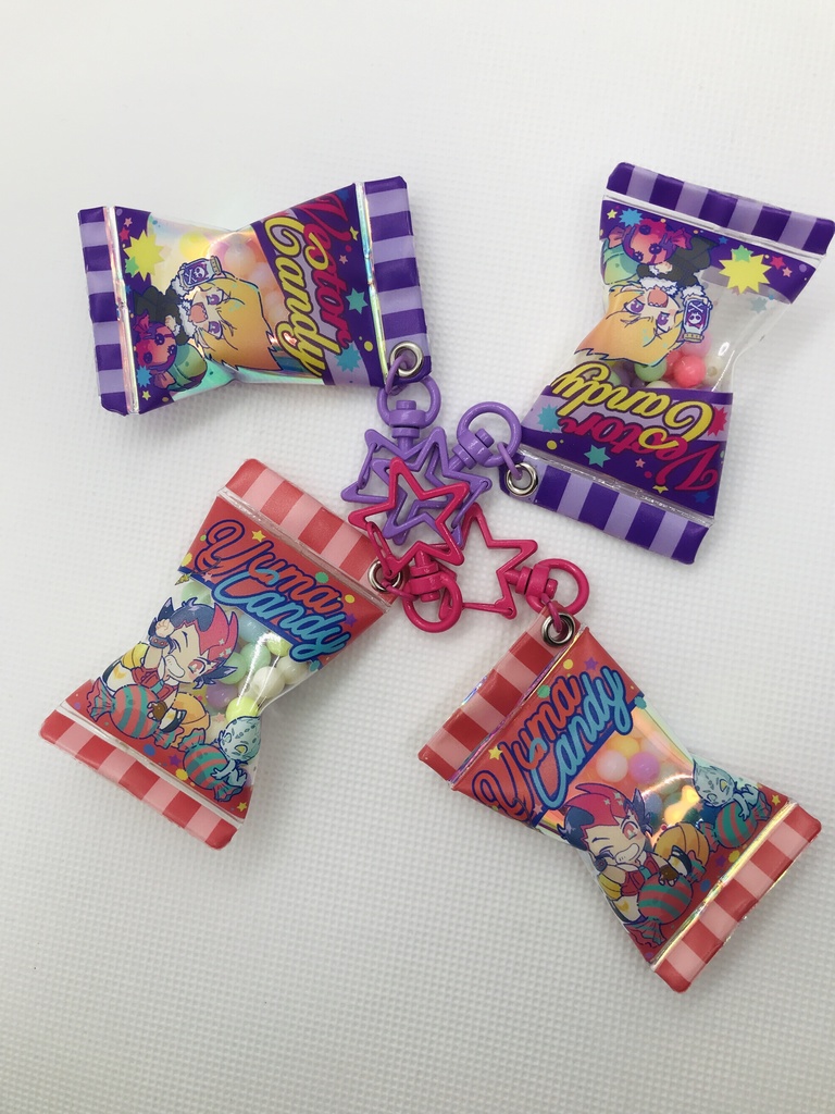 【再販】遊馬&ベクター キャンディーキーホルダー+ポーチ