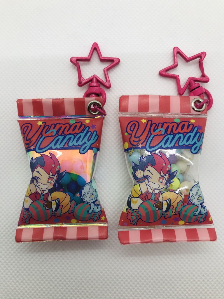 【再販】遊馬&ベクター キャンディーキーホルダー+ポーチ