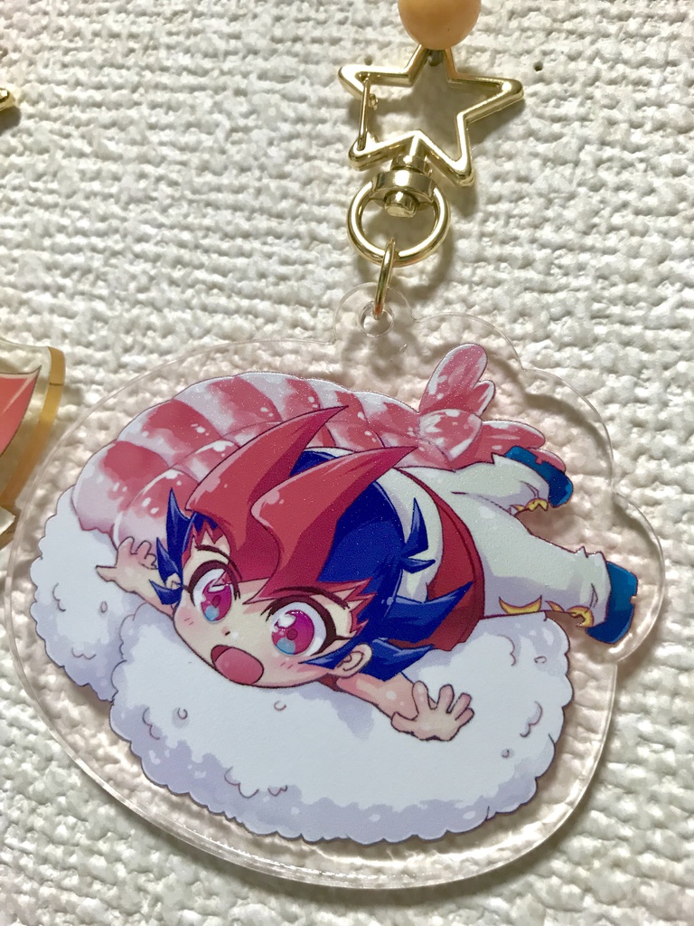 ゆとべのお寿司キーホルダー