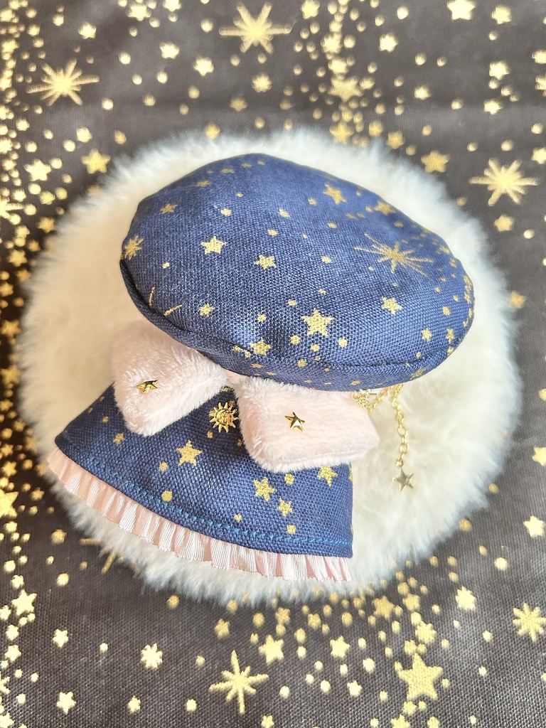 星降る夜のぬい服セット カラフルver
