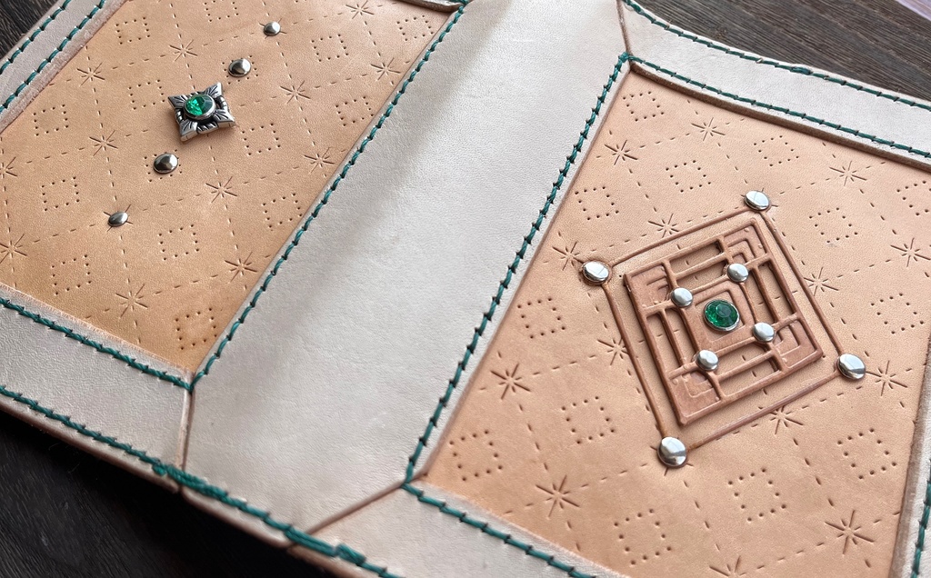 【原神】本革ブックカバー(文庫本サイズ)