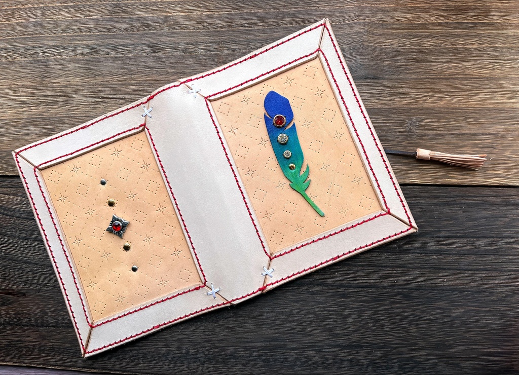 【原神】本革ブックカバー(文庫本サイズ)