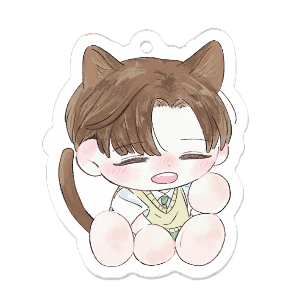 にゃんはるかアクリルキーホルダー