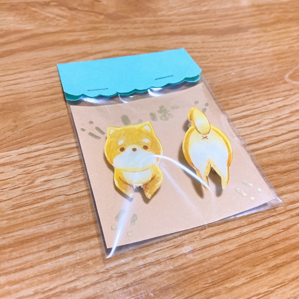 ブローチ(しば)